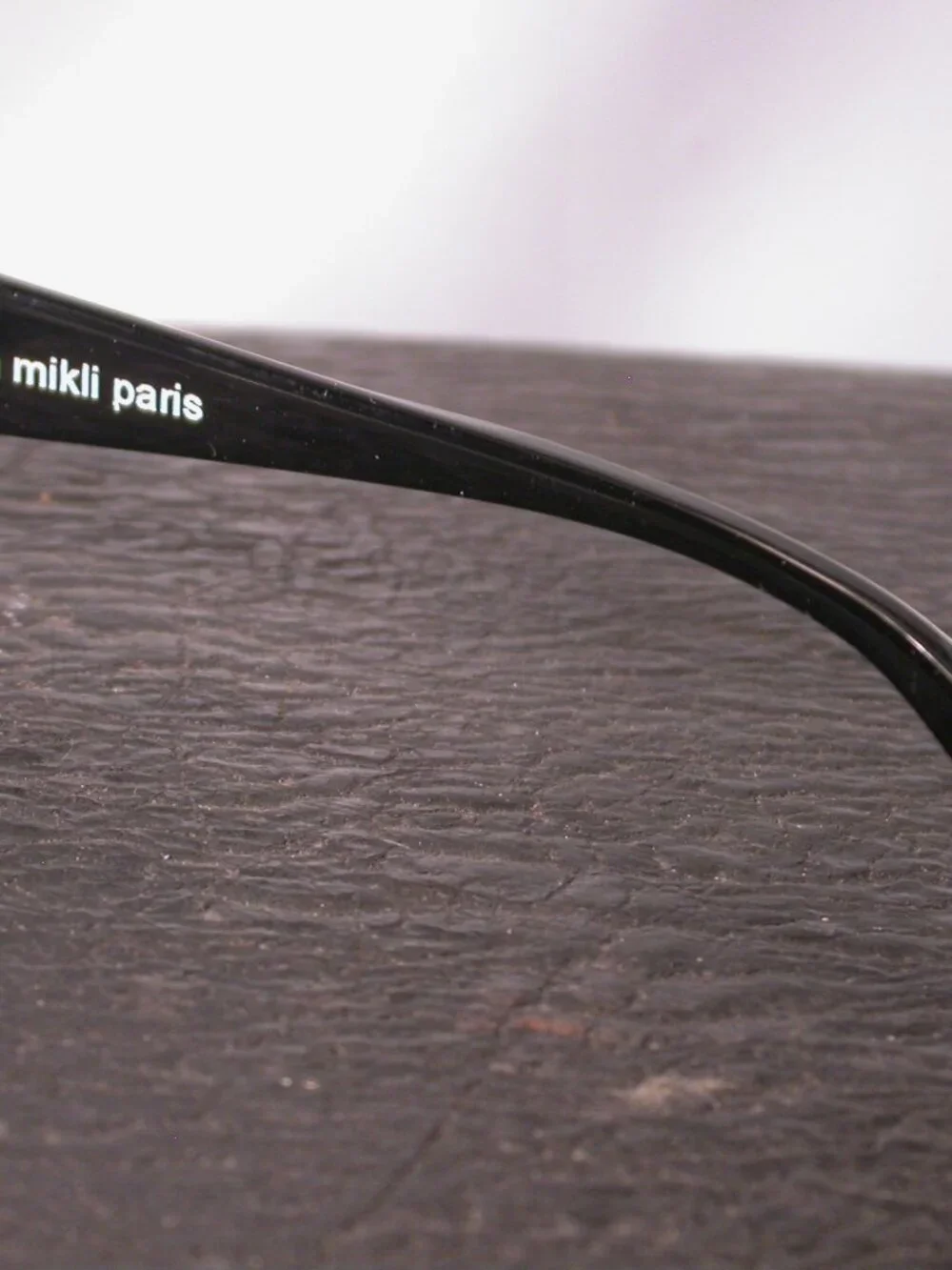 Alain Mikli Black and White Metal Modern Eyeglasses Frames Hand Made in France